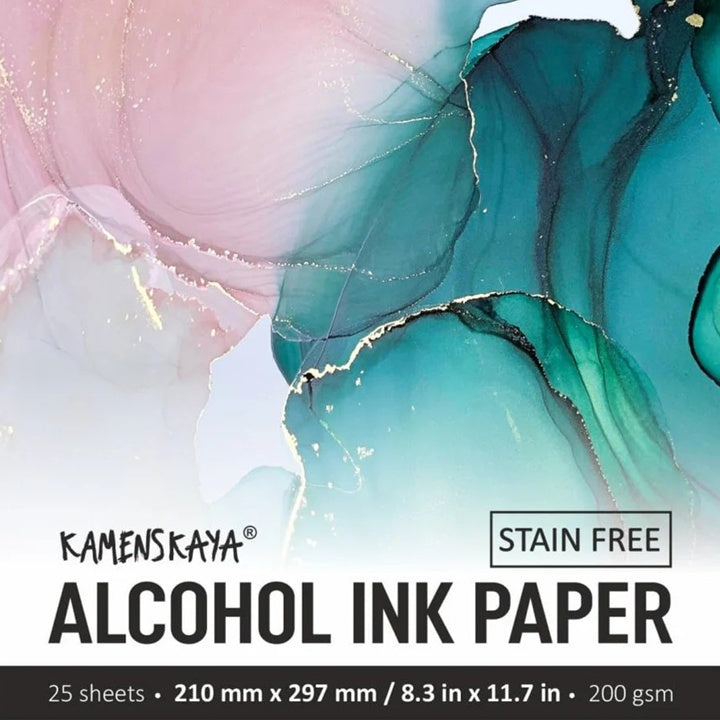 Synthetikpapier-Set für Alkohol-Tinten von KAMENSKAYA | verschiedene Größen — Bild 1