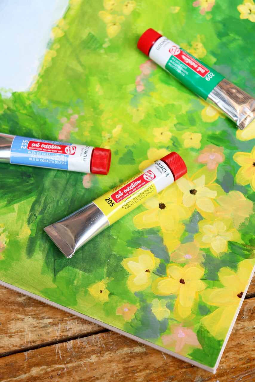 ROYAL TALENS Art Creation Gouache-Farben Set 24 x 12 ml