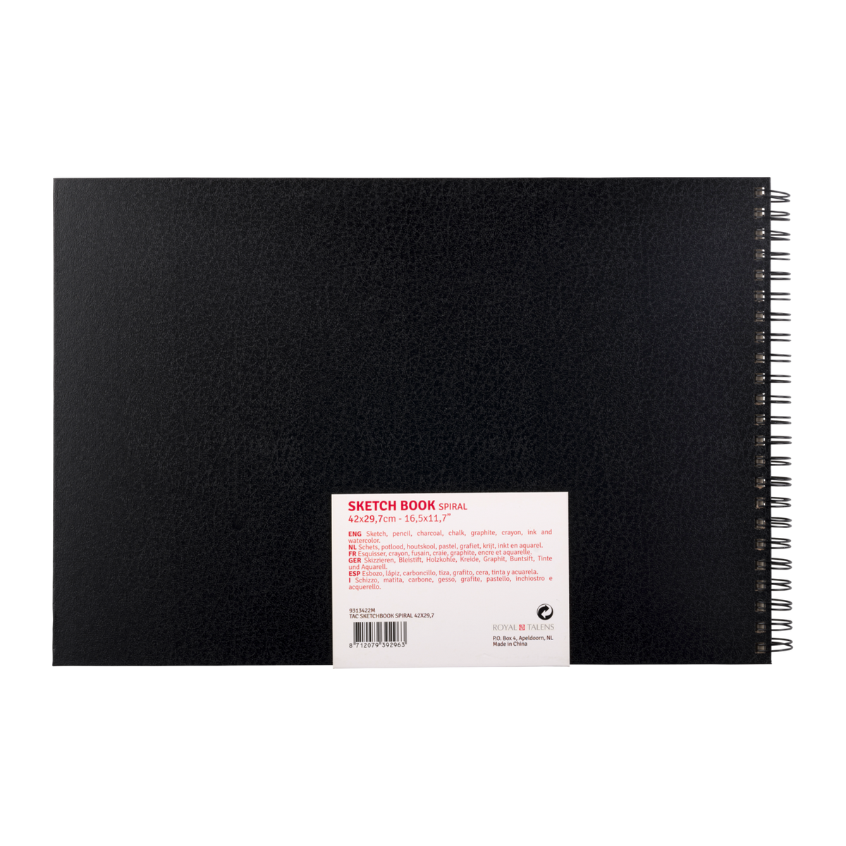 Skizzenblock Talens 30 x 42 cm, 110 g/m2, 30 Blatt