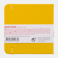 Skizzenbuch Talens Art Creation Golden Yellow 12 x 12 cm, 140 g/m², 80 Blatt