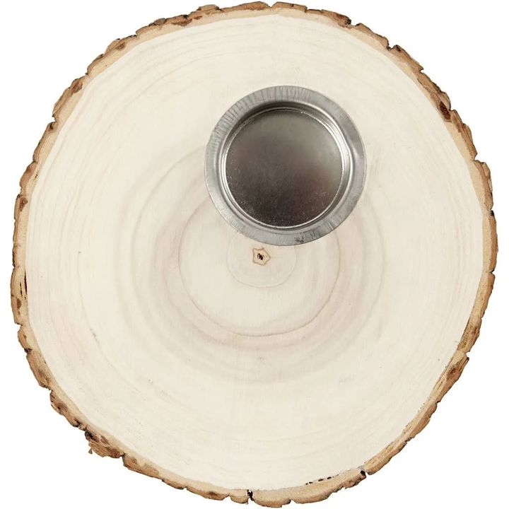 Teelichthalter aus Holz — Bild 6