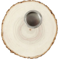 Teelichthalter aus Holz — Bild 6