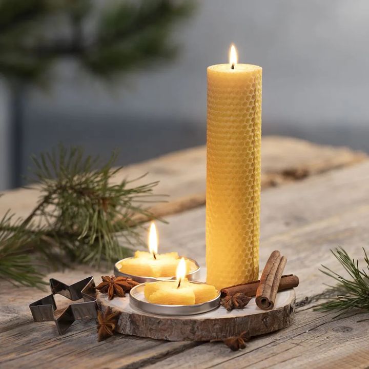 Teelichthalter aus Holz — Bild 1