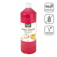 Tempera-Farbe Creall, 1 000 ml – Dunkelrot