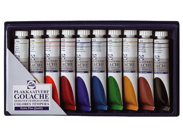 Temperafarben GOUACHE TALENS SET 10x20ml — Bild 1