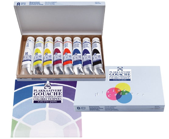 Temperafarben GOUACHE TALENS SET 8x20ml — Bild 2