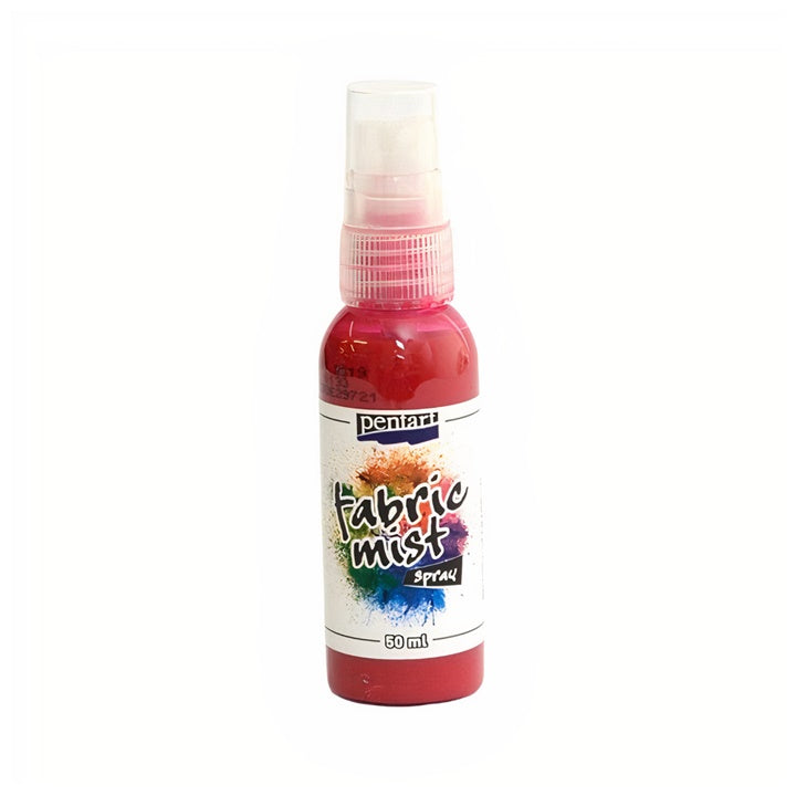 Pentart Fabric Mist Textil-Farbspray in 50 ml Flasche zur Gestaltung von hellen Stoffen.