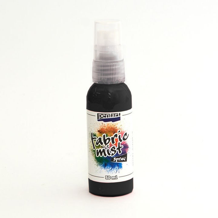 Textil-Farbspray Fabric Mist auf Wasserbasis für Batik-Techniken und Schablonen.
