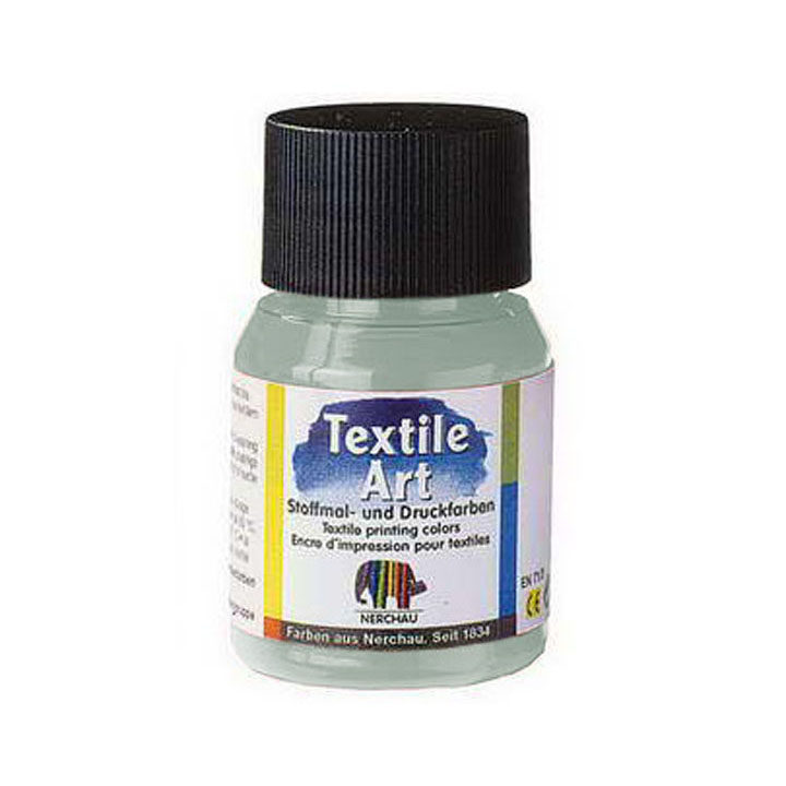 Textilfarbe für helle Stoffe 59 ml – perlmutt-silber