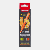 Textmarker Bruynzeel / 2er Set – Gelb und Orange
