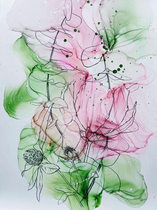 Tintenset KAMENSKAYA 'SUMMER FLOWERS' — Bild 1