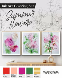 Tintenset KAMENSKAYA 'SUMMER FLOWERS' — Bild 9