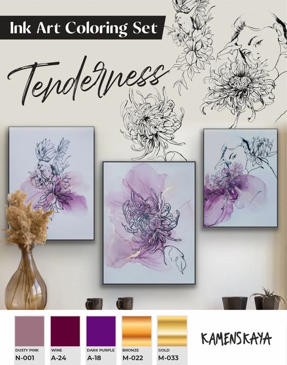 Tintenset KAMENSKAYA 'TENDERNESS' — Bild 9