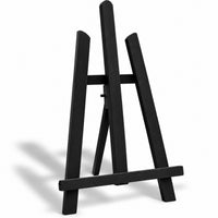 ARTMIE Tischstaffelei 011M aus Buchenholz, 36 cm – Schwarz