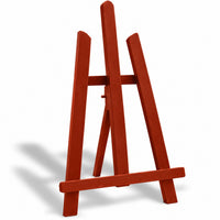 ARTMIE Tischstaffelei 011M aus Buchenholz, 36 cm – Rot