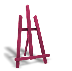Tischstaffelei - 011M – Rosa