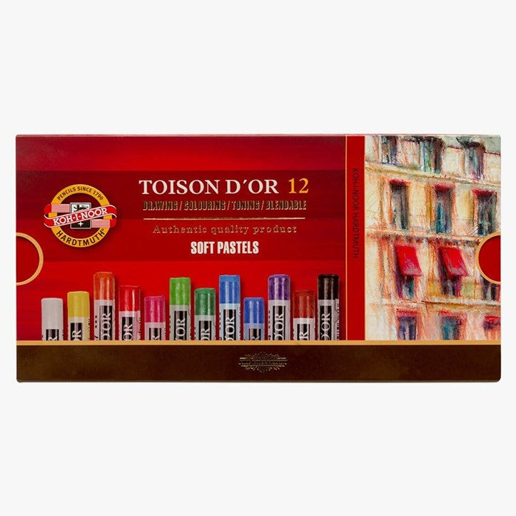 Toison d'Or Trockenpastellkreiden / 12 Stück — Bild 3