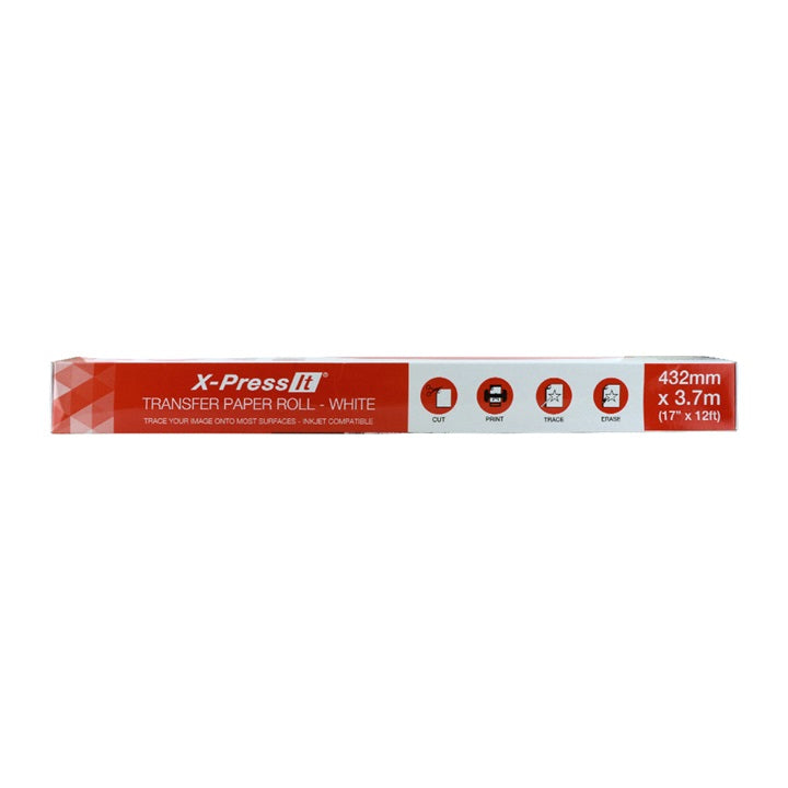 X-Press It Transferpapier auf Rolle 3,7 m | verschiedene Farben