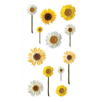 Transparente PVC-Sticker | Blumen, 49-tlg. — Bild 2