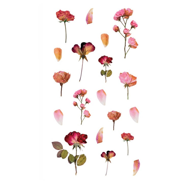 Transparente PVC-Sticker | Blumen, 49-tlg. — Bild 3