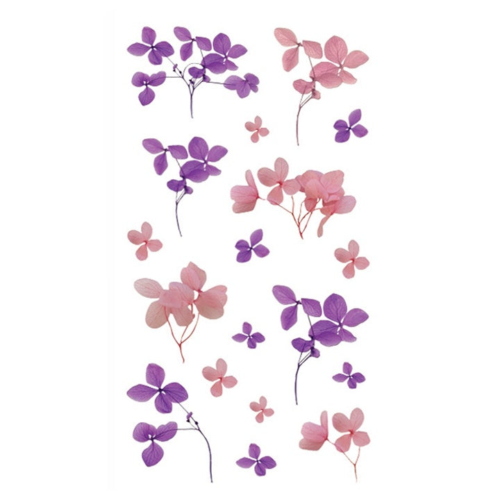 Transparente PVC-Sticker | Blumen, 49-tlg. — Bild 4