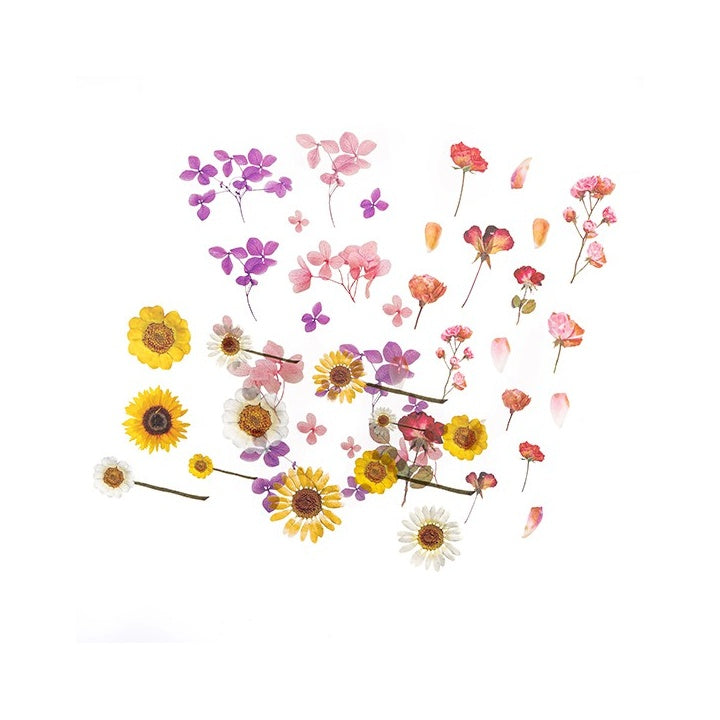 Transparente PVC-Sticker | Blumen, 49-tlg. — Bild 5
