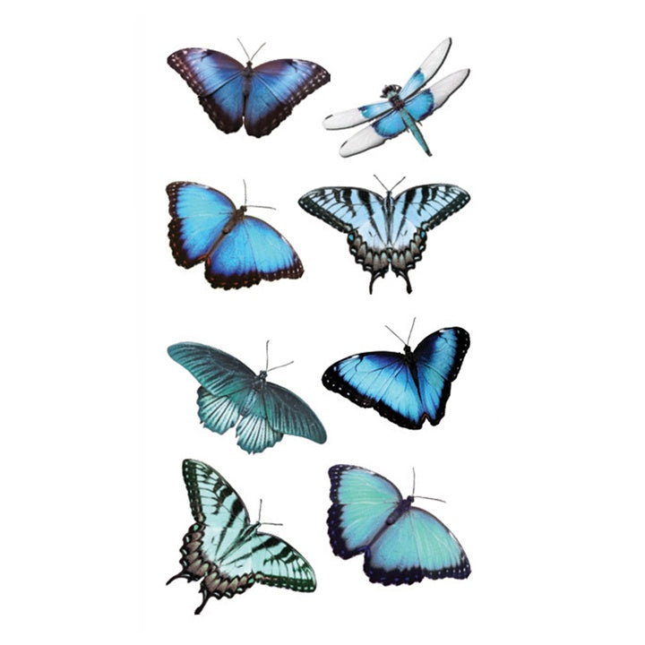 Transparente PVC-Sticker | Schmetterlinge, 15 Stk. — Bild 2