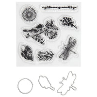 Transparente Stempel und Schneideschablonen Set — Bild 1