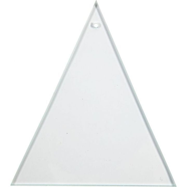 Transparentes Dreieck Glas Craft Pieces — Bild 2