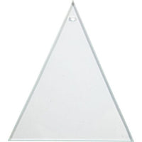 Transparentes Dreieck Glas Craft Pieces — Bild 1