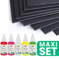 Triton Ink Set und schwarze Schaumstoffplatte 50x70 cm — Bild 1