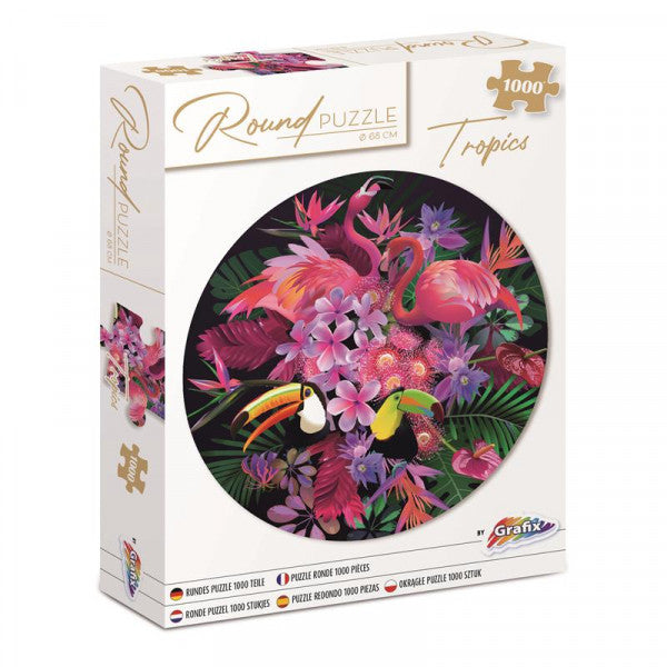 Tropen Rundpuzzle 68 cm - 1000 Teile — Bild 1