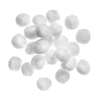 Tüll Pom Poms zum Basteln | 24 Stück, weiß, 2 cm — Bild 4