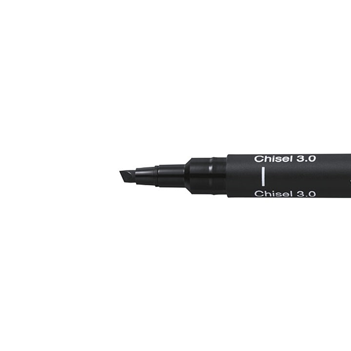 UNI PIN Kreativ-Liner in Schwarz mit Keilspitze | verschiedene Strichstärken — Bild 4