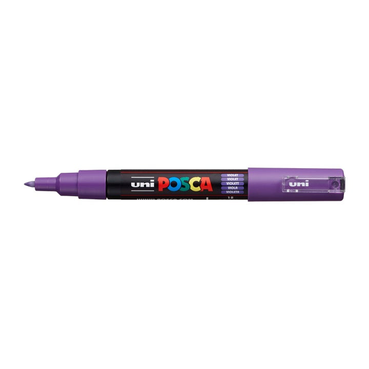 UNI POSCA PC-1M Marker 0,7 - 1 mm – Violett (12)