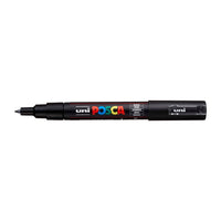 UNI POSCA PC-1M Marker 0,7 - 1 mm – schwarz (24)