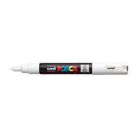 UNI POSCA PC-1M Marker 0,7 - 1 mm – weiß (1)