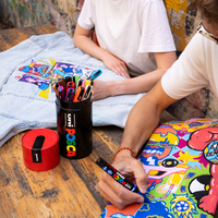 Posca Kombi-Markerset in der Metalldose – 13-tlg. (PC-3M, PC-5M, PC-5BR)