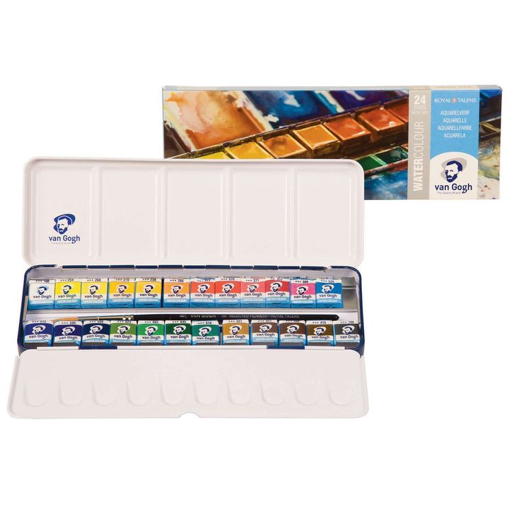 Van Gogh Aquarellfarben im Metallkasten | verschiedene Sets — Bild 1