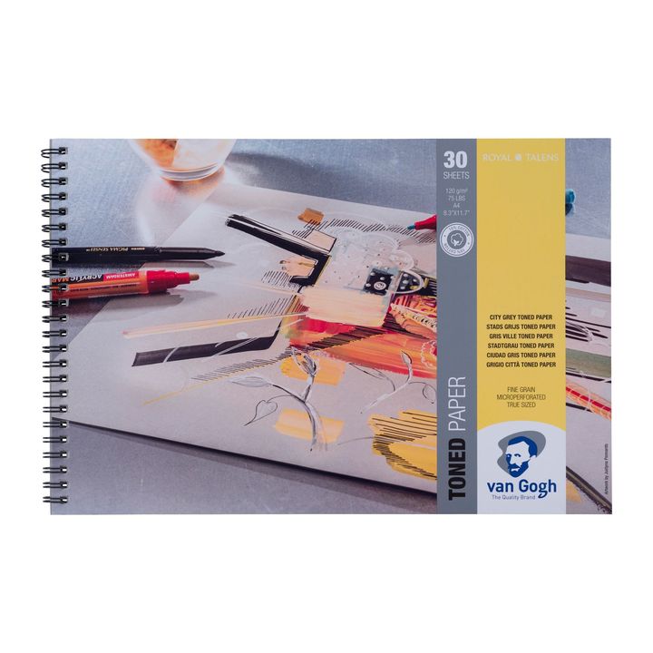 Van Gogh getöntes Zeichenpapier City Grey | verschiedene Größen — Bild 1