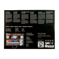 ROYAL TALENS Van Gogh Ölfarben Starter-Set Box XL 12 x 40 ml + Zubehör