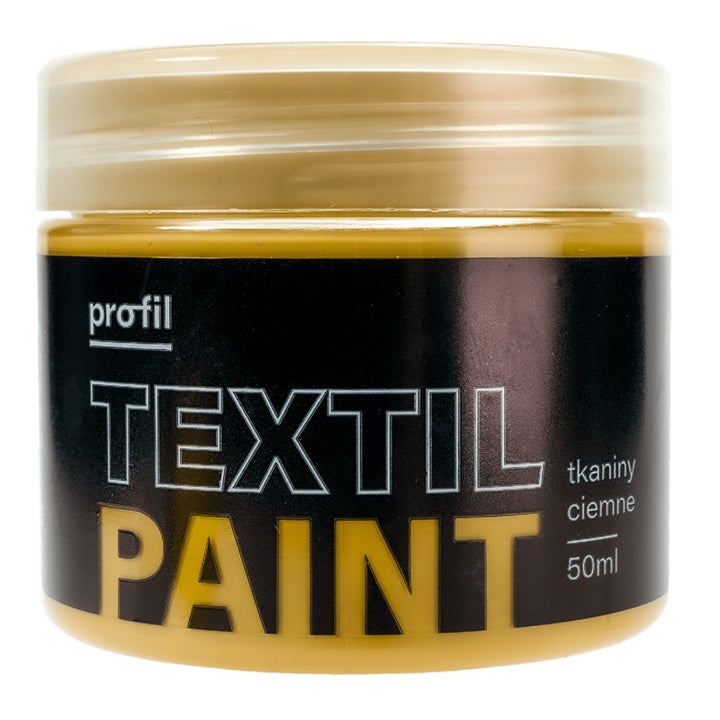 Profil Metallic-Stoffmalfarbe für dunkle Textilien 50 ml – Gold