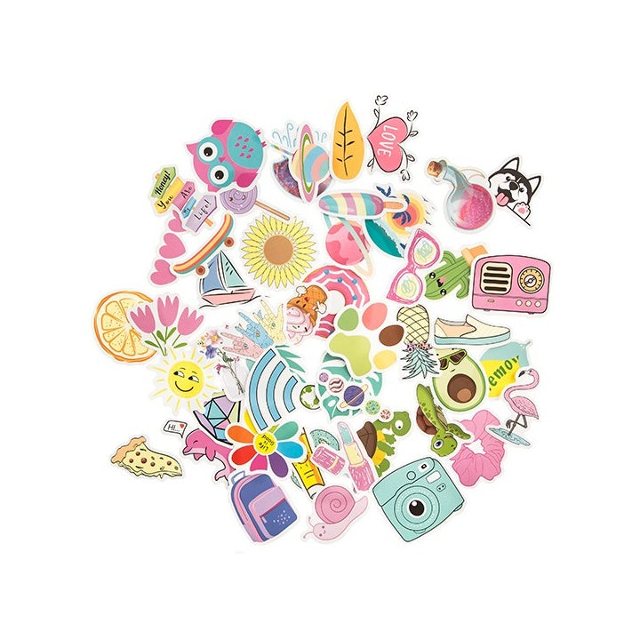 Vinyl-Sticker Set | Sommer, 50 Stück — Bild 2