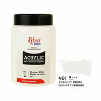 ROSA STUDIO Acrylfarbe, 400 ml – Titanweiß (401)