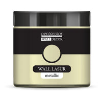 Wall Decor Metallic-Lasur für Wände 500 ml – Perlmuttweiß