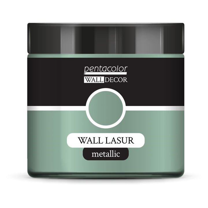 Wall Decor Metallic-Lasur für Wände 500 ml – Silber
