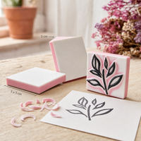 Weicher Stempel-Schnitzblock aus Gummi 5 x 5 cm