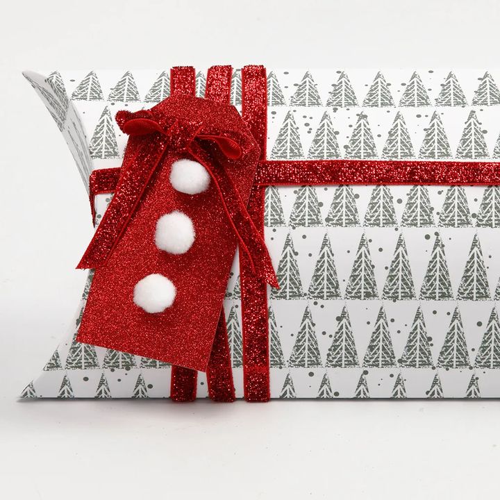 Weihnachten Papier Box 3pcs große | kleine Bäume — Bild 7