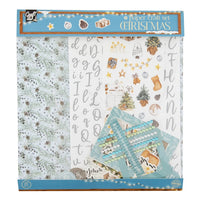 Weihnachten Scrapbooking Set Blau — Bild 3