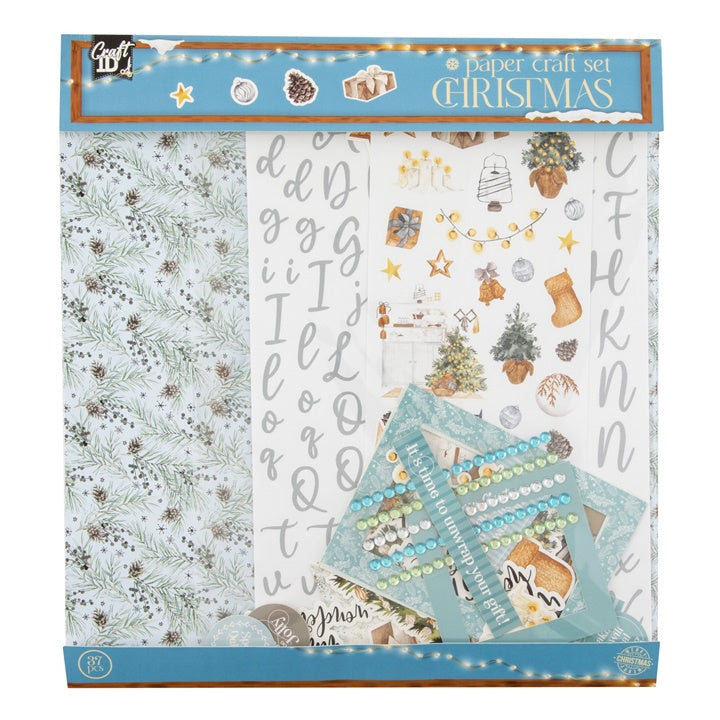 Weihnachten Scrapbooking Set Blau — Bild 3